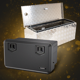 Gereedschapskisten en watertanks