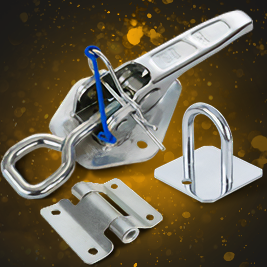 Bevestigingen en houders voor aanhangwagen