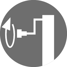 Draai aan de zijkant