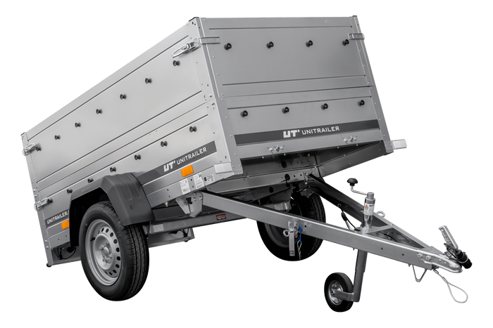Lichte aanhanger 200x106 UNITRAILER GARDEN 200 KIPP met BIS-zijwanden