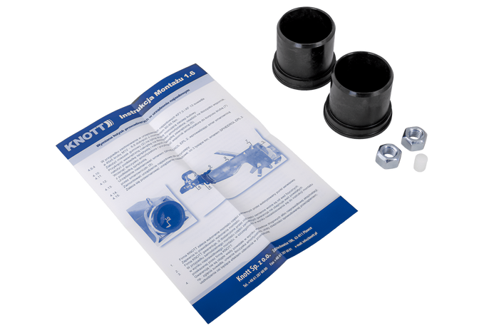 KNOTT 44,6 mm glijlagers / glijbussen voor KF13/KF17/KF20 oploopremmen