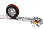 Set van vier HEFFA CARLINE 130 spanbanden voor sleepwagens wielbevestigingsbanden 2,8m/35mm/3t VDI 2700