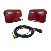 ASPÖCK MULTILED IV LED-achterlichten + ASPÖCK kabelboom 4,5 m 7-pins