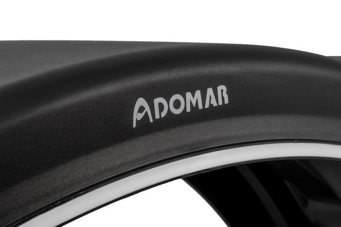 Spatbord voor aanhanger 19,5-22,5" DOMAR DK3075 1250/430mm wielkast met montagebeugels