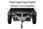 Autoaanhanger 200x106 UNITRAILER GARDEN 200 KIPP met grijze afdekking