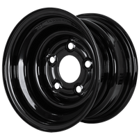 Stalen velg UNITRAILER 6Jx10" 5x112 ET:-4 voor aanhanger zwart