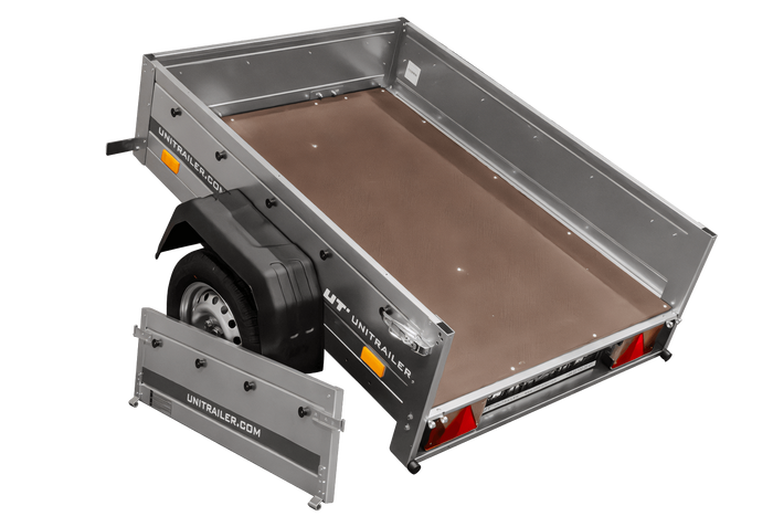 Eenassige aanhangwagen 750 kg MTM 150 x 106 Garden Trailer 150 Unitrailer