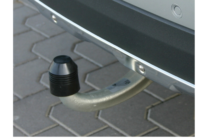 Kunststof trekhaakafdekking LAMPA 38970 met veiligheidsriem