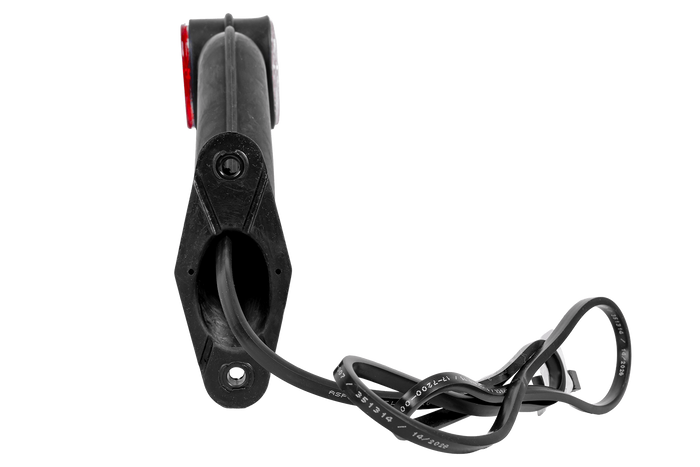 ASPÖCK SUPERPOINT II linker markeringslamp op een rubberen arm met zijkabel