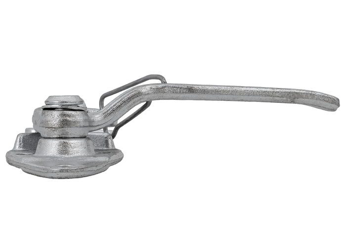 Rechter zijkoppeling met WINTERHOFF WV 20-R + WVG 20-A bevestiging, complete aanhangwagenzijde afsluiting