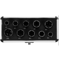YATO YT-06031 schroefverwijderaars 9-19mm 10 stuks.