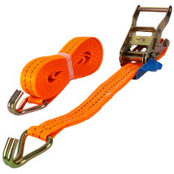 UNITRAILER 5m/35mm/2t oranje transportband met spaninrichting