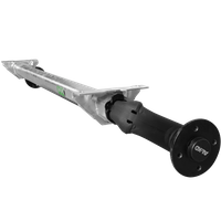 AL-KO OPTIMA ongeremde as voor 750kg aanhangwagen 1500mm 1820mm 4x100