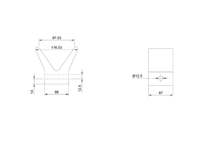 Stootbeschermer STEELPRESS 88156 voor boottrailer