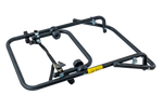 Fietsendrager reservewielhouder Peruzzo Brennero 4x4 - voor 2 fietsen met montagerails (zwart)