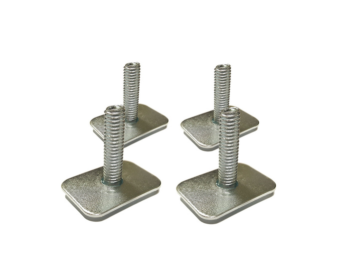 Universele inzetstukken voor 24 mm aluminium balken