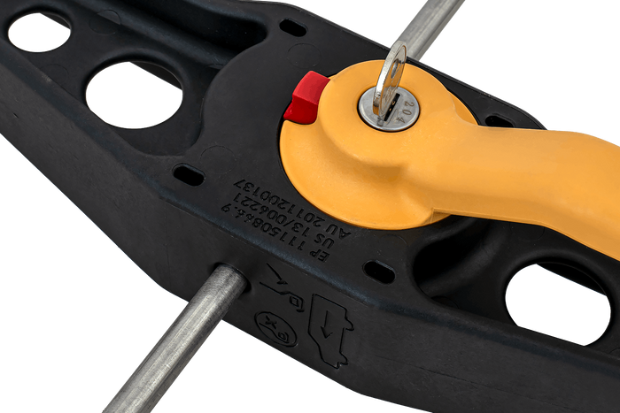 Set van twee LOKHEN STOPPY 606510100 ladderbevestigingsbeugels