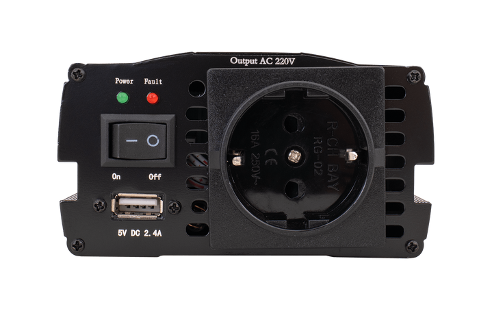 Spanningsomvormer 24V/230V (600/1200W) KAMAR E1925