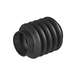 Rubberen balg die de schuif van de ProPlus 75mm vrijloopinrichting voor KNOTT KF/KRV/KFG vrijloopinrichtingen vastzet.