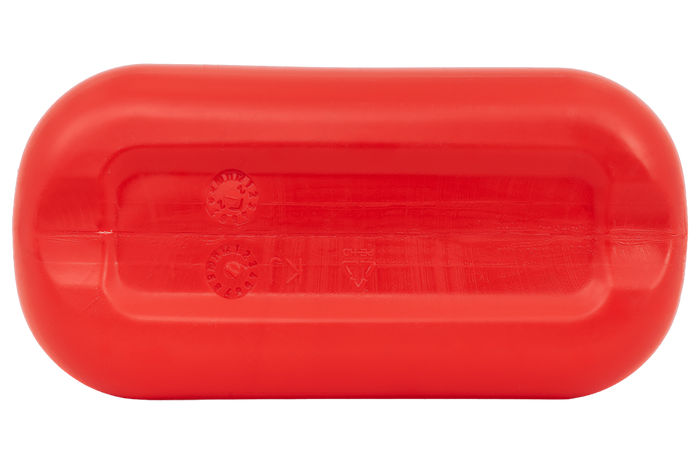 5L HERMON kunststof jerrycan met trechter, rood