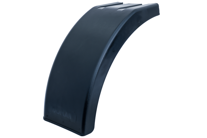 Half spatbord voor aanhanger DOMAR DR1012202 wielkast 384/200mm links