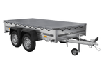 Twee-assige aanhanger 264x125 UNITRAILER GARDEN 264/2 KIPP met H-0 frame en grijze kap