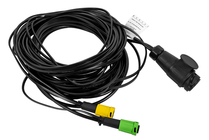 MANTES elektrische installatie, kabelboom voor boottrailer 7,8 m, 13-pins stekker, 2x5-pins bajonetaansluitingen