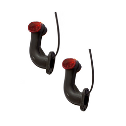 ASPÖCK SUPERPOINT II markeringslichten links + rechts op een rubberen arm