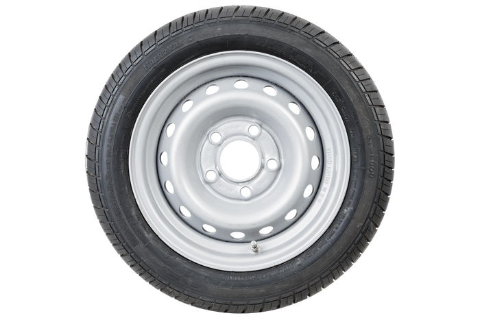 OUTLET Versterkt aanhangwagenwiel BAND GT Radiaal 195/50 R13C 104/101N VELG KENDA 6Jx13&quot;H2 5x112 ET:30