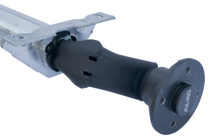 AL-KO OPTIMA ongeremde as voor 750kg aanhangwagen 1070mm 1380mm 4x100