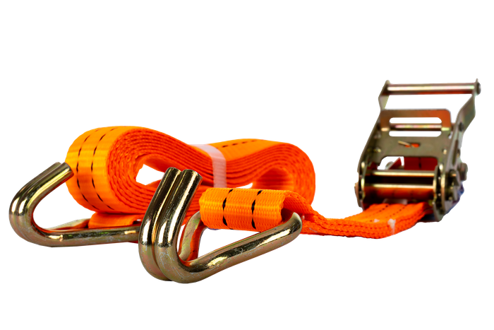 UNITRAILER 3m/35mm/2t oranje transportband met spaninrichting