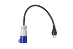 Adapter met Schuko-stekker en CEE-aansluiting 16A 230V ProPlus 373526 kabel 40cm