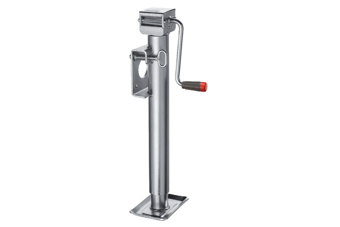 KNOTT LF3101 uitschuifbare krukassteun voor 1300 kg vlakke aanhanger 425-675 mm