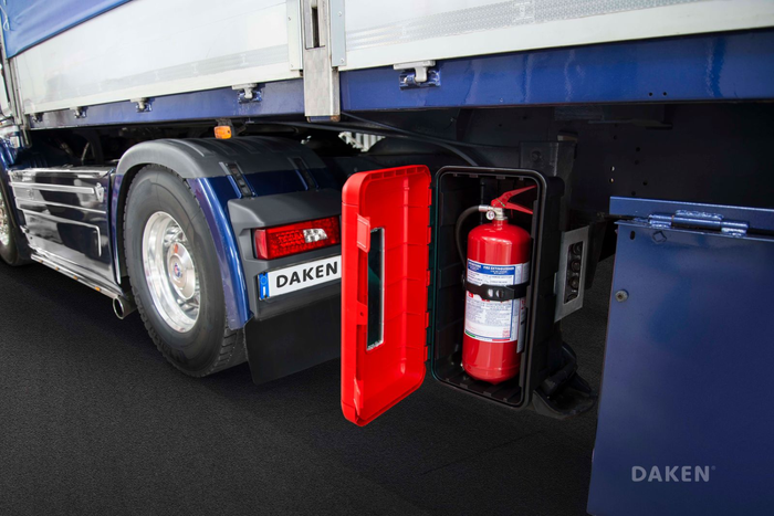 Brandblusserkast 9/12kg DAKEN 82190 REGON 865x335x240mm rood