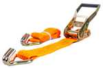 UNITRAILER 2m/50mm/5t oranje transportband met spaninrichting