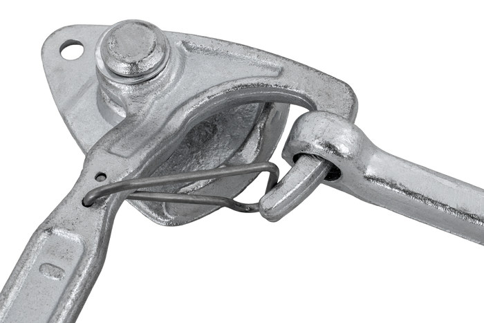 Rechter zijkoppeling met WINTERHOFF WV 20-R + WVG 20-A bevestiging, complete aanhangwagenzijde afsluiting