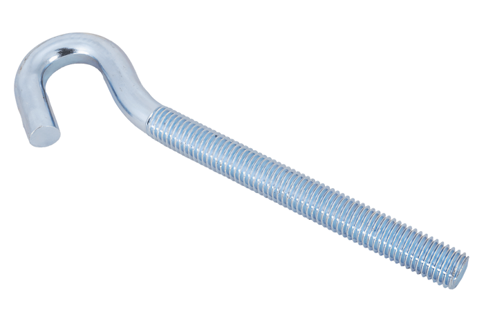 DROMET HZ M12x165 schroefhaak met open uiteinde (gebogen)