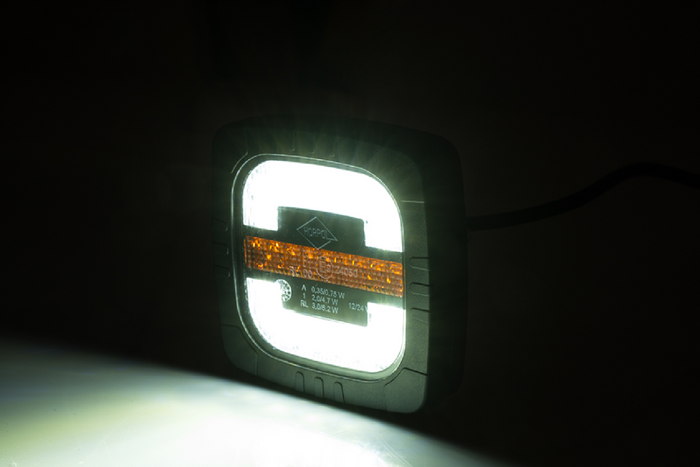 HORPOL ROCA LZD 2805 LED-koplamp met 3 functies, universeel, inclusief houder