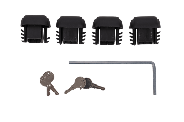 Eco Alubase 135 dakdrager - universele aluminium drager voor open rails