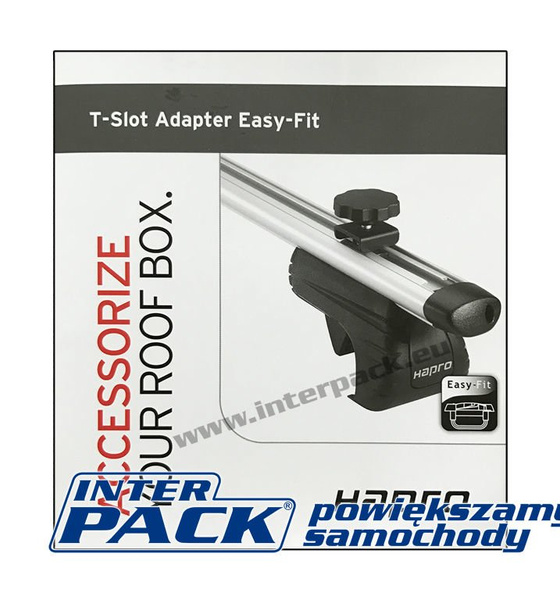 T-profiel EF (sleuven) - adapter voor T-sleufbalken - Inter Pack Carver, Zenith