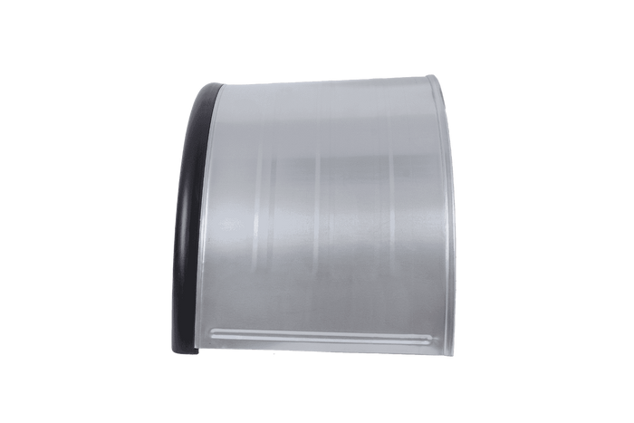 Dubbel spatbord voor aanhanger 17,5-19,5" DOMAR DK7140 wielkast 1000/500mm metaal met rubberen rand