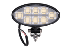 LED-werklampreflector TT TECHNOLOGY ZWART TT.13417 160xLED 8900lm ovaal