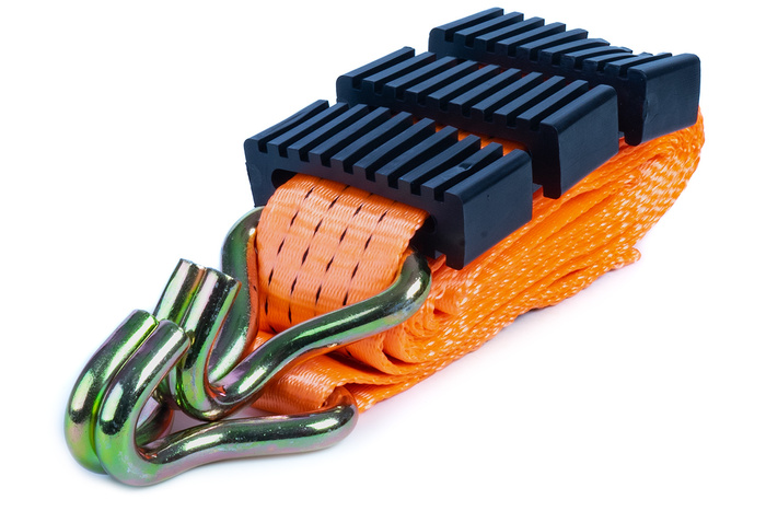Set van vier 3-punts transportbanden met spanner voor UNITRAILER trailer 3m/50mm/4t oranje
