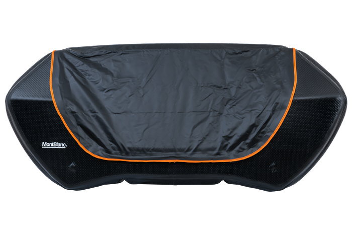 Bagagebox voor Mont Blanc Senja fietsendragers die op de trekhaak worden gemonteerd