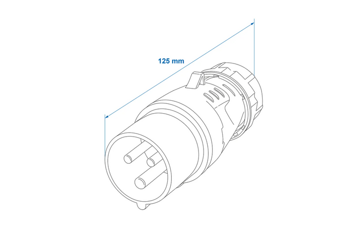 CEE-stekker 16A 230V ProPlus 373500 mannelijke campingstekker