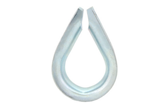DROMET KU.6 touwkous, stalen schelp, 6mm