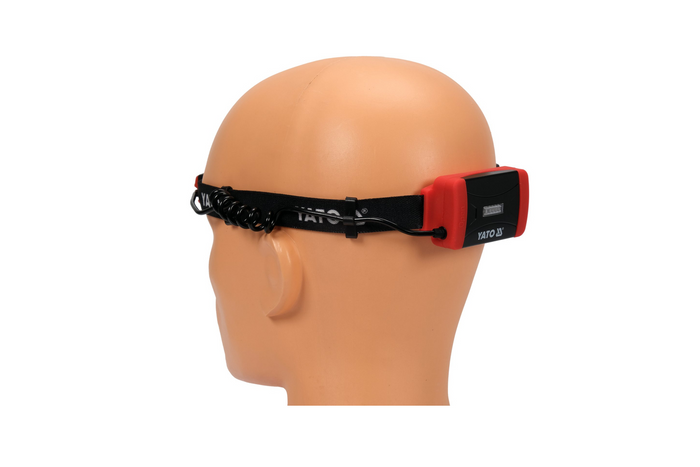 YATO YT-08596 LED-koplamp, achterlicht met waarschuwingsfunctie, 500lm 