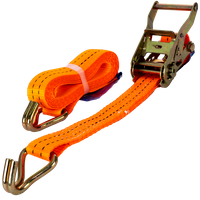 UNITRAILER 3m/35mm/2t oranje transportband met spaninrichting