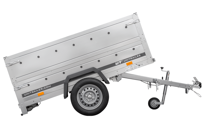 Tuinaanhanger 200 KIPP met steunwiel en BIS zijkanten