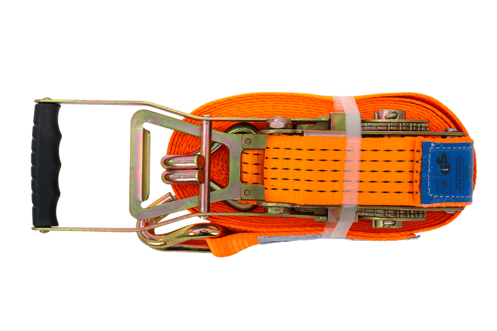 UNITRAILER ERGO 10m/50mm/5t oranje transportband met spaninrichting